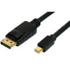 kabel DisplayPort  v1.1, DP - Mini DP, M/M, 5.0m, crni